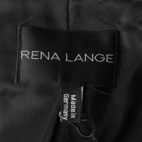 Rena Lange Blazer avec parements de cuir