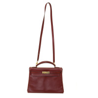 Hermès Kelly Bag 32 in Pelle in Rosso