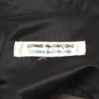 Comme Des Garçons Black blouse with ruffle trim