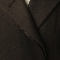 Aigner Brauner Mantel aus Wolle und Angora 