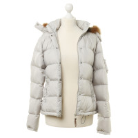 Closed Down jacket with fur hood