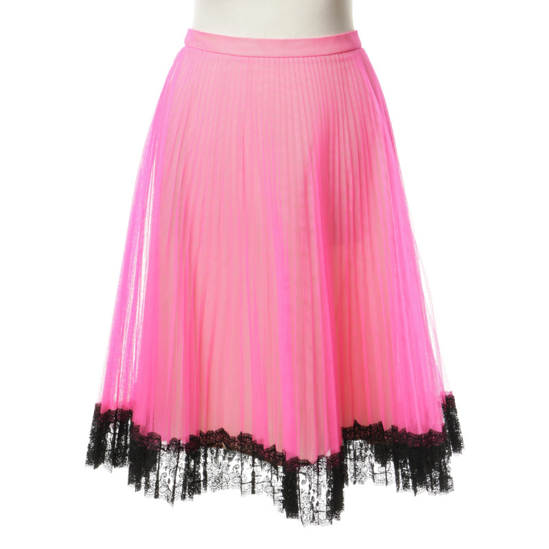 Christopher Kane Jupe en Tulle avec ourlet dentelle