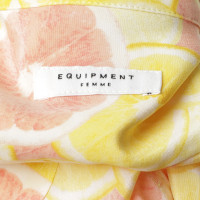Equipment Citron-print blouse