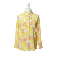 Equipment Citron-print blouse