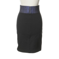 Christopher Kane skirt in blue and black