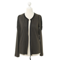 Marc Cain Cardigan with leather details
