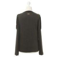 Marc Cain Cardigan with leather details