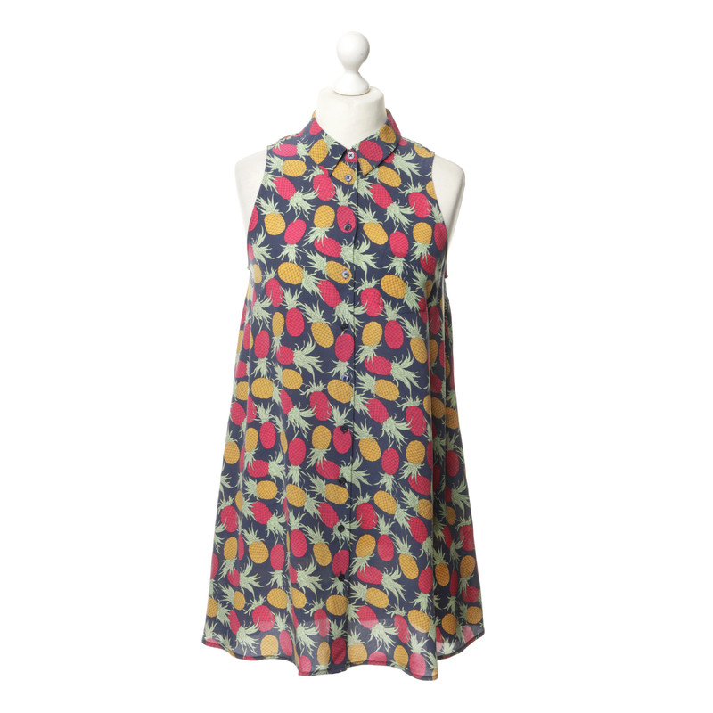 Equipment Blusenkleid mit Ananasprint