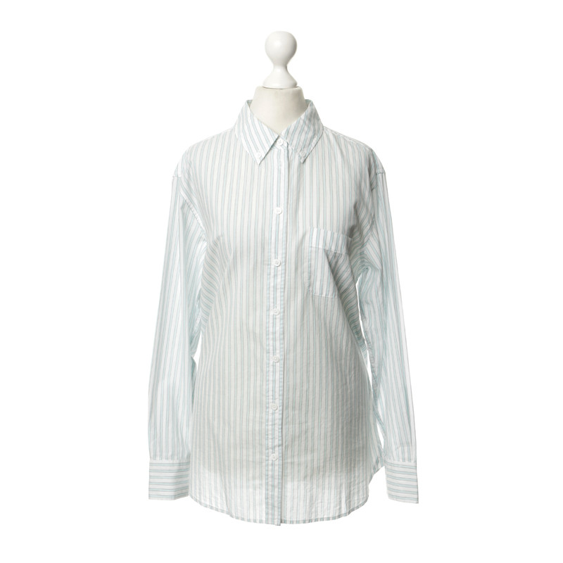 Equipment Blouse with Mint stripes
