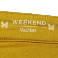 Max Mara Jeans in giallo senape