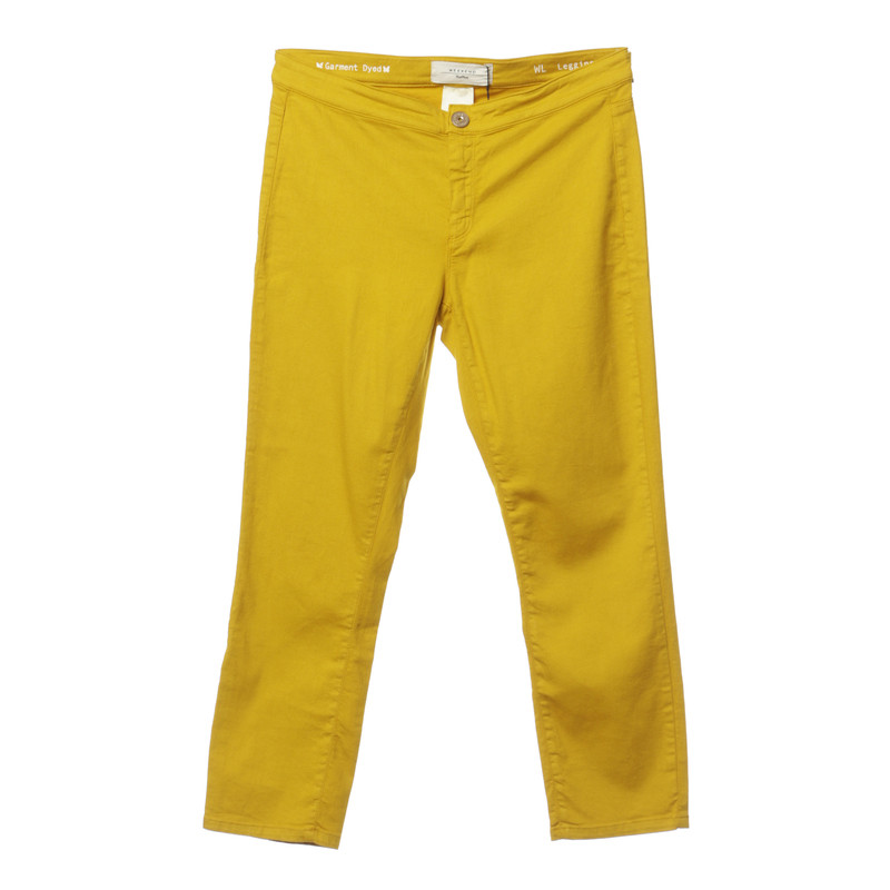Max Mara Jeans in giallo senape