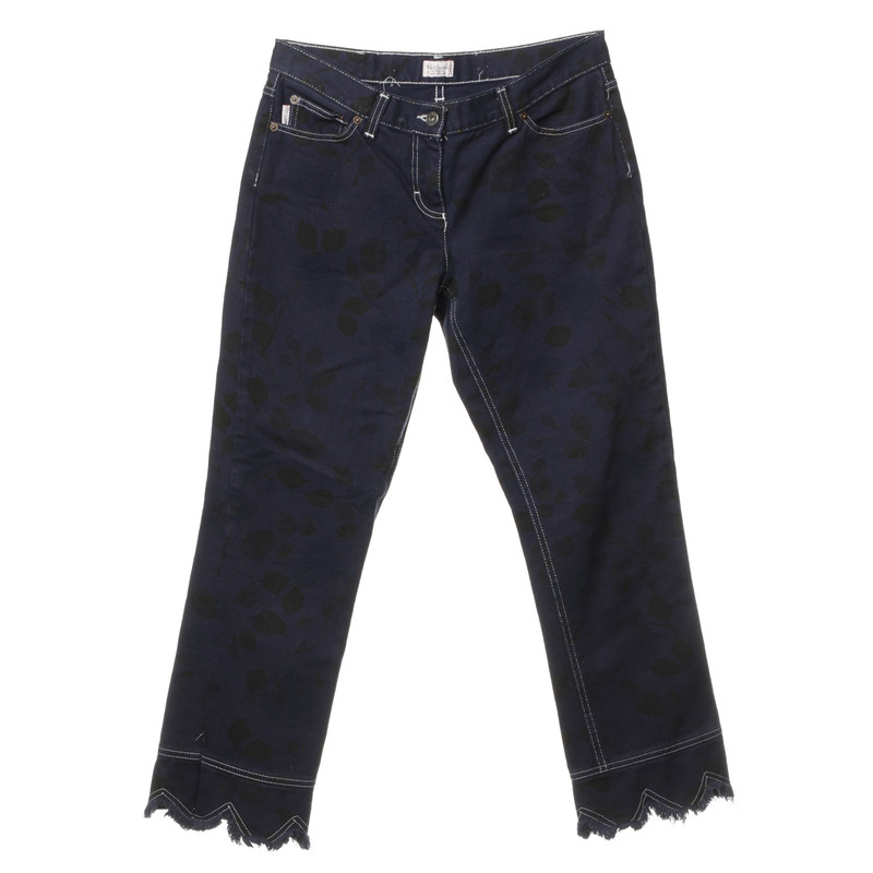 Paul Smith Jeans pattern with fringed edges