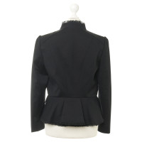 Red Valentino Black jacket with lace detail