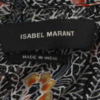 Isabel Marant zijden jurk met een bloemmotief