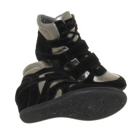 Ash Zweifarbige Sneaker-Wedges