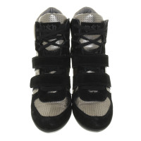 Ash Zweifarbige Sneaker-Wedges