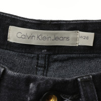 Calvin Klein Shorts de jeans en noir