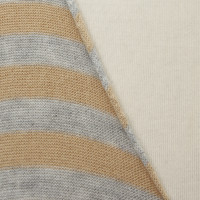 Allude Striped fine knit top