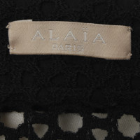 Alaïa Hole lace blouse