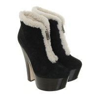 Dsquared2 Plateau ankle boots with lambskin lining