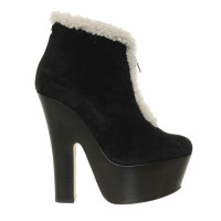 Dsquared2 Plateau ankle boots with lambskin lining
