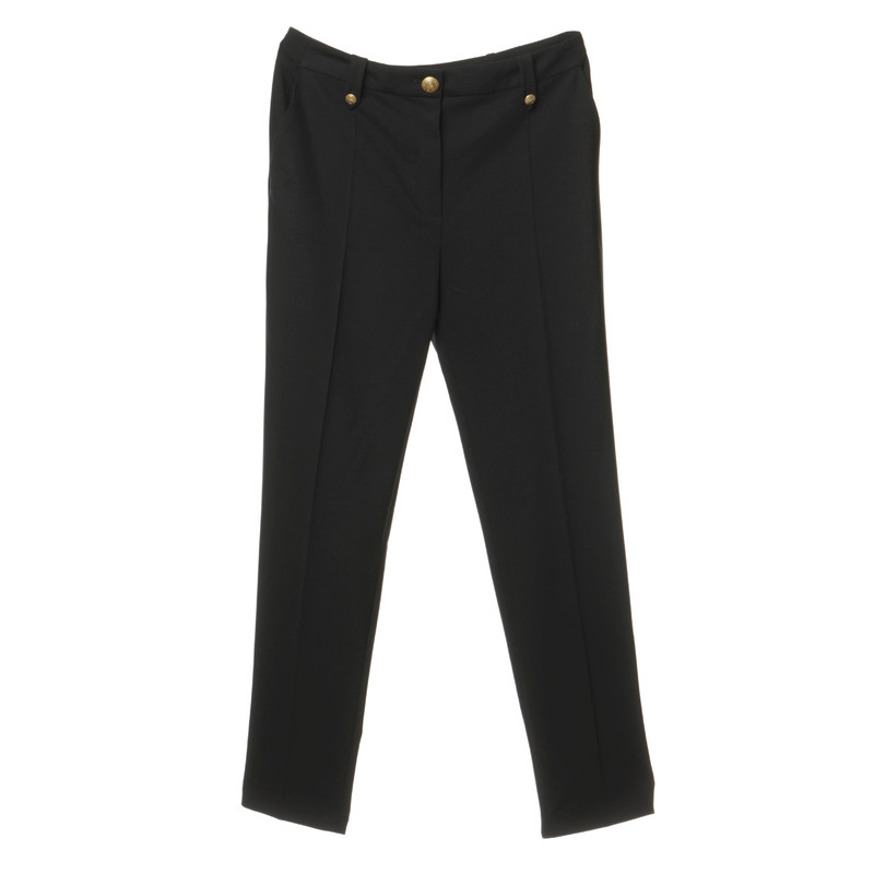 Kenzo Chino nero con dettagli in oro