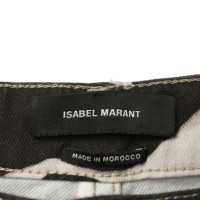 Isabel Marant Shorts 'Kimmy' in Schwarz und Weiß