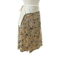 Céline Silk skirt with floral print
