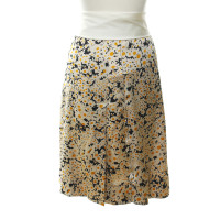 Céline Silk skirt with floral print