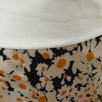 Céline Silk skirt with floral print