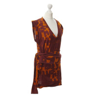 Isabel Marant Kleid 'Feriel' in rood en oranje