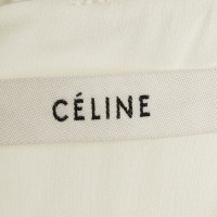Céline Top soie en blanc crème