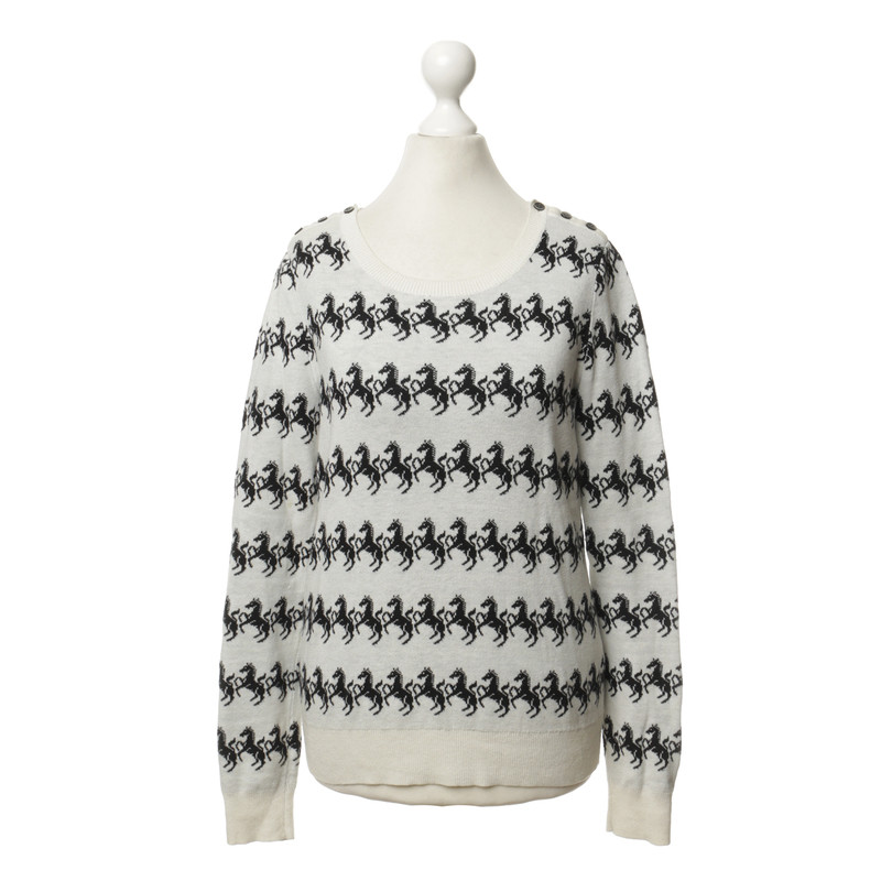 French Connection Sweater met paardenrapport