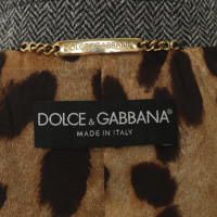 Dolce & Gabbana Costume with herringbone pattern 