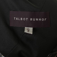Talbot Runhof Abito con effetto metallico