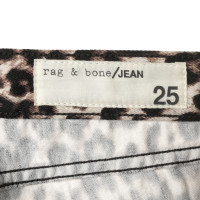 Rag & Bone Boyfriend jeans con stampa animalier