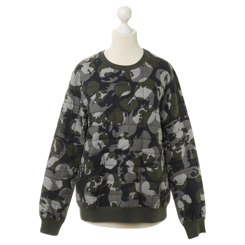 Msgm  Sweater with camouflage patterns