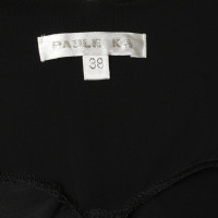 Paule Ka Shirred jurk in zwart