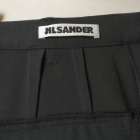 Jil Sander Pantalon gris avec plis