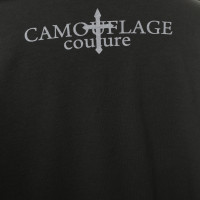 Camouflage Couture Chemise avec garniture de strass