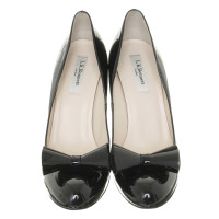 L.K. Bennett Patent leather Pumps with grinding finishing