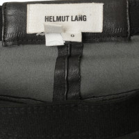 Helmut Lang Lederen broek in zwart