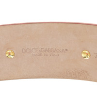 Dolce & Gabbana Cintura in pelle di rettile
