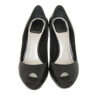 Christian Dior Peep-dita dei piedi in nero