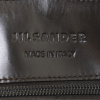 Jil Sander Brown leather handle bag
