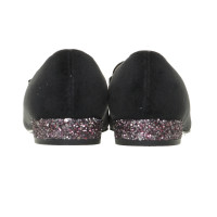 Lanvin Slipper with glitter heels