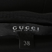 Gucci Robe à épaulettes en noir