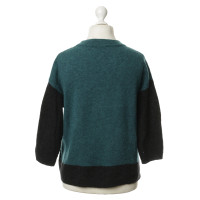 Luisa Cerano Pullover in teal anthracite