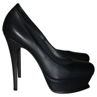 Saint Laurent Tribute 105 Platform pumps in antracite