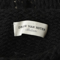Dries Van Noten Black sweater with color accent